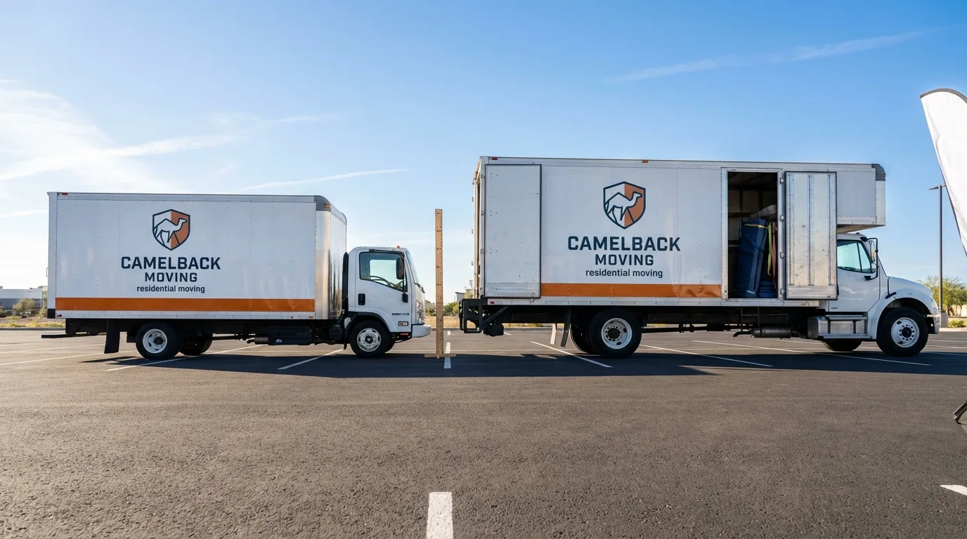 Moving truck size capacity guide in Lake Havasu City